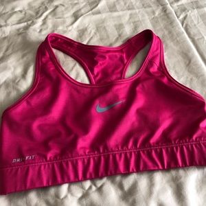 Nike dri-fit pink sports bra